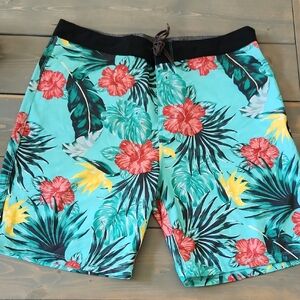 Hurley - Tropical Floral Men's Swim Shorts